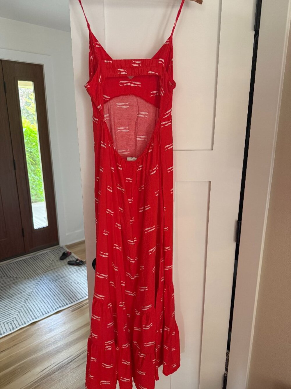 Women's fish print dress